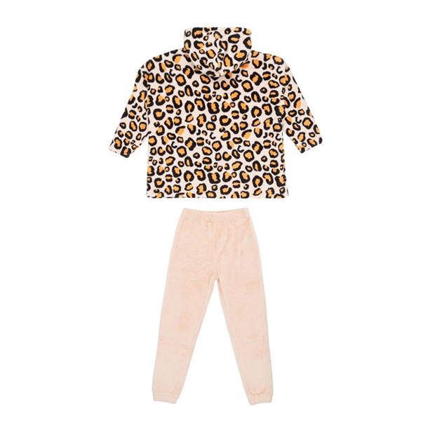 Pantalon Hanorac Miso Leopard and Set fetita