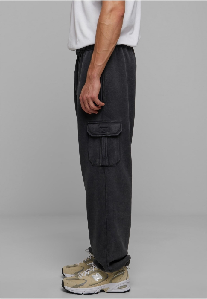 Pantalon trening Acid Washed Cargo Urban Classics