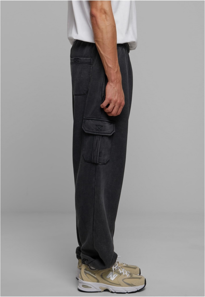 Pantalon trening Acid Washed Cargo Urban Classics