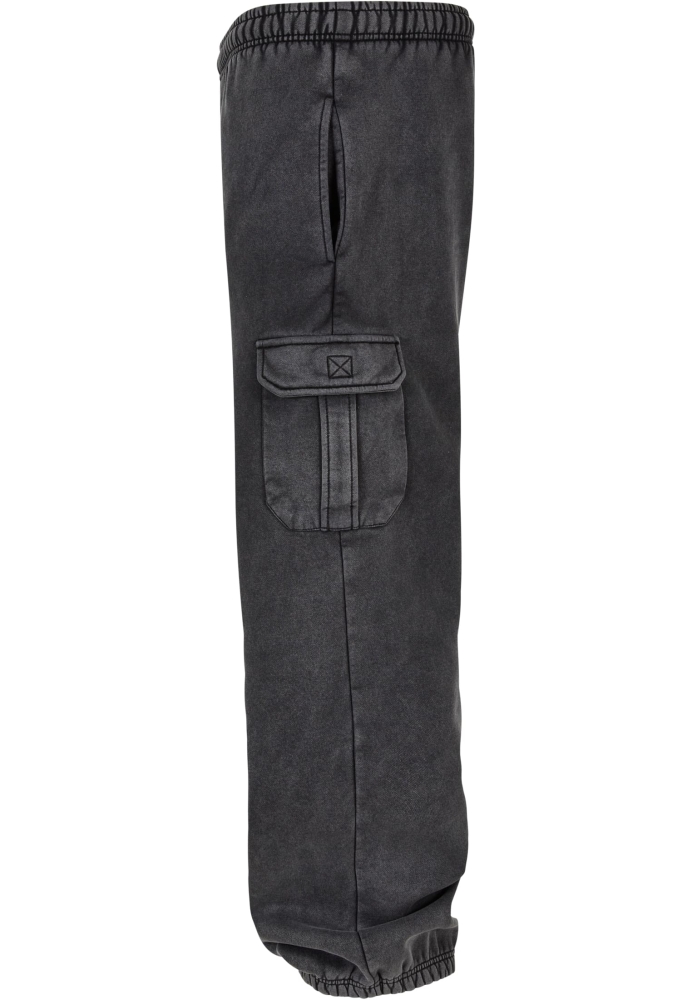 Pantalon trening Acid Washed Cargo Urban Classics