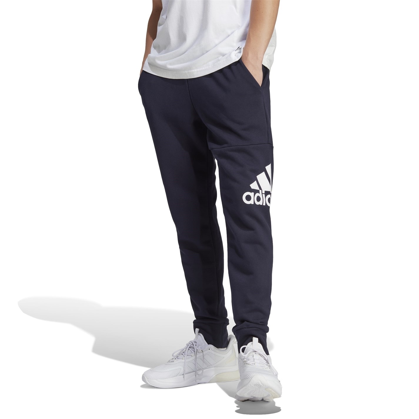 adidas Essentials French Terry Tapered Cuff Logo Joggers