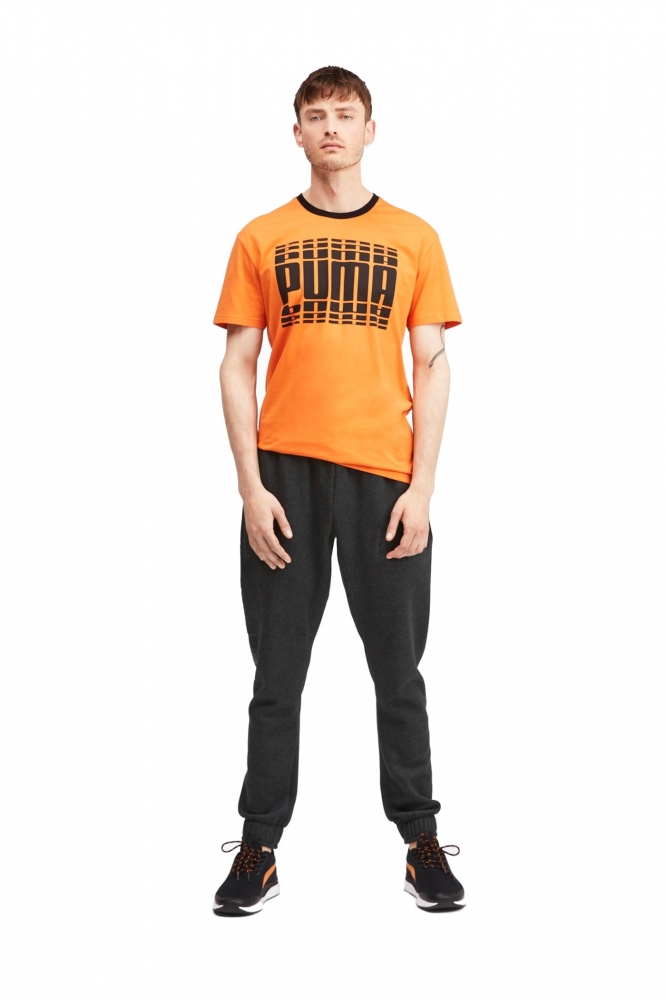 Pantaloni sport barbati puma rebel bold gri