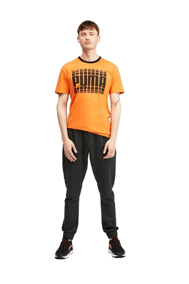 Pantaloni sport barbati puma rebel bold jogger gri