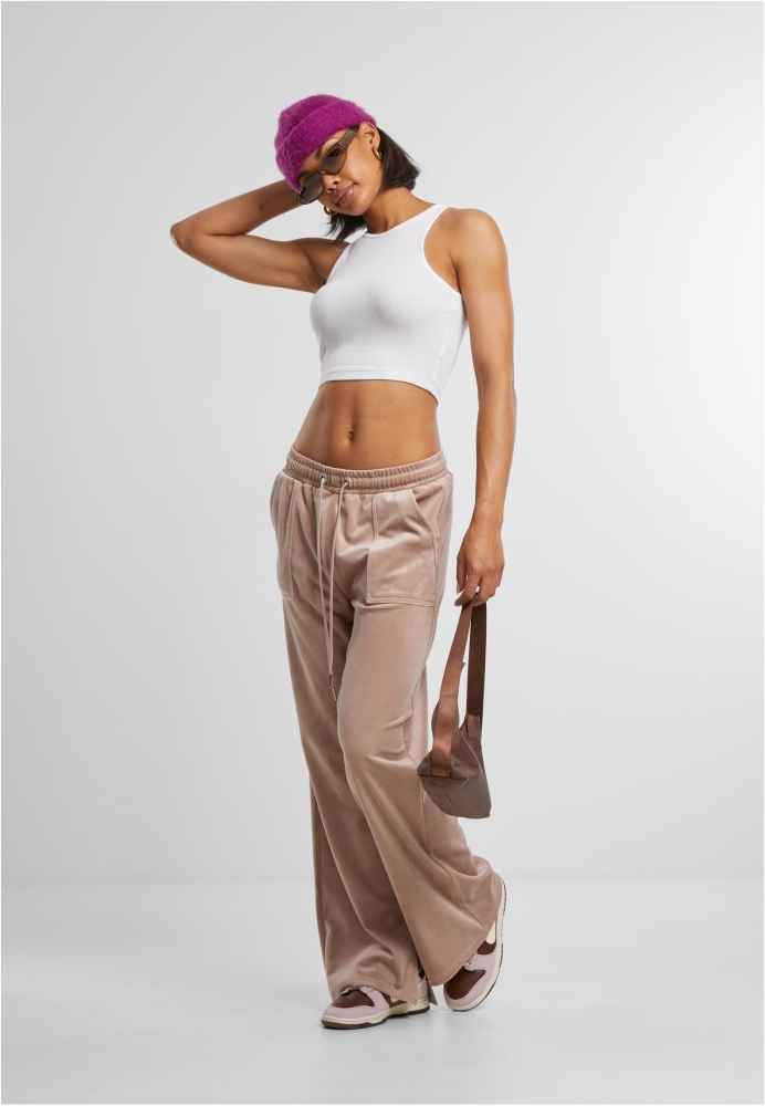 Pantalon trening Velvet dama Urban Classics