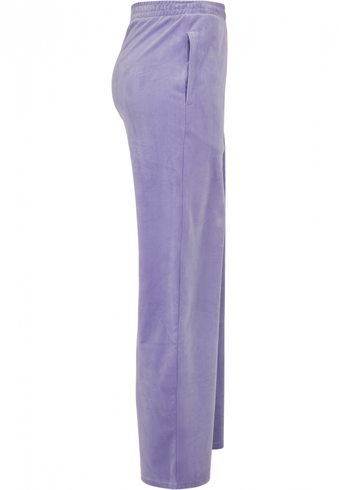 Pantalon trening High Waist Straight Velvet dama Urban Classics