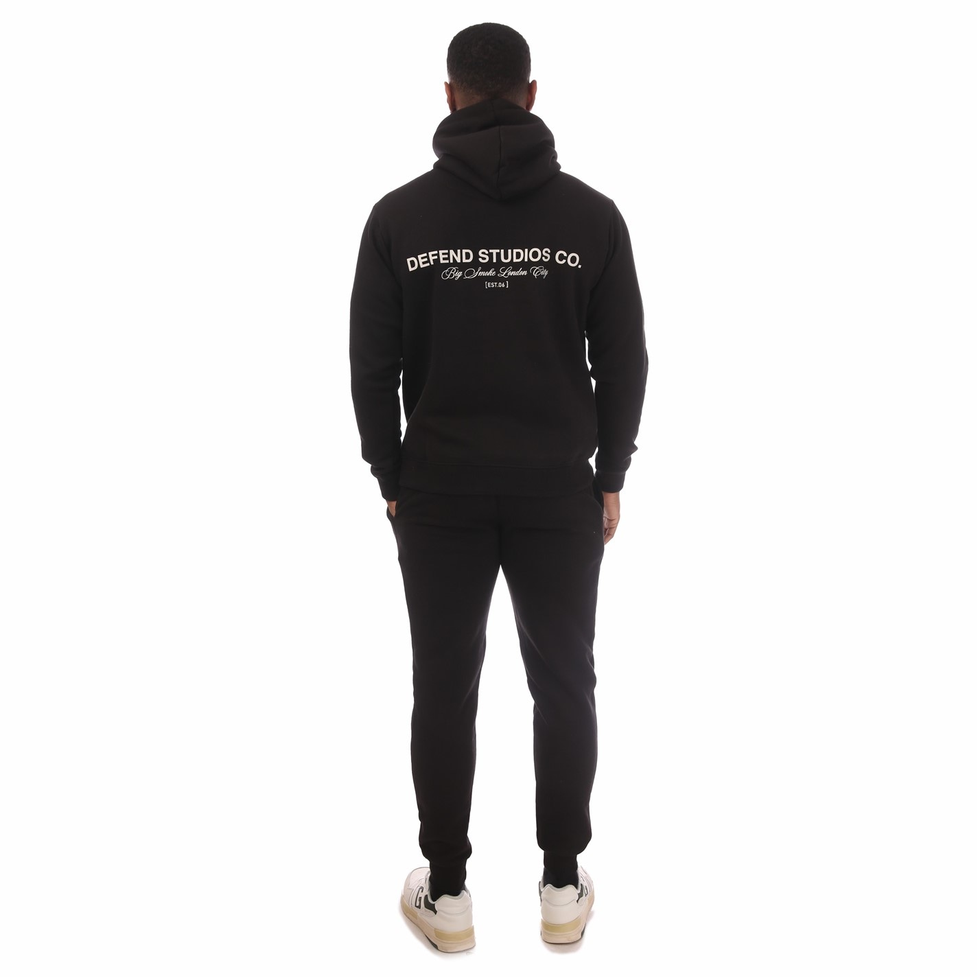 Hanorac DFND London Chrome and Joggers Set barbat