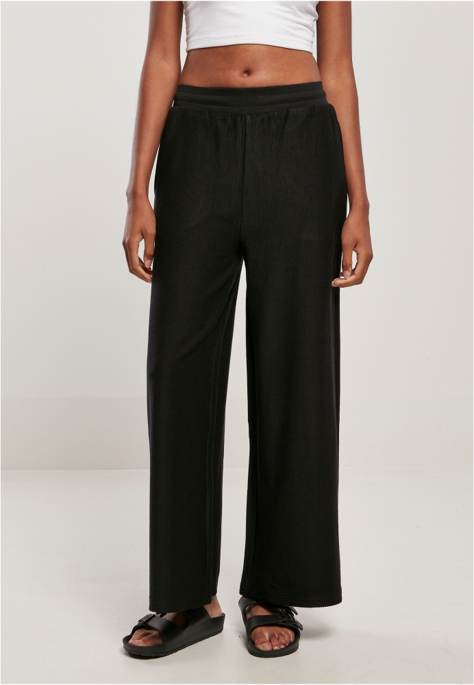 Pantalon Straight Rib Terry dama Urban Classics