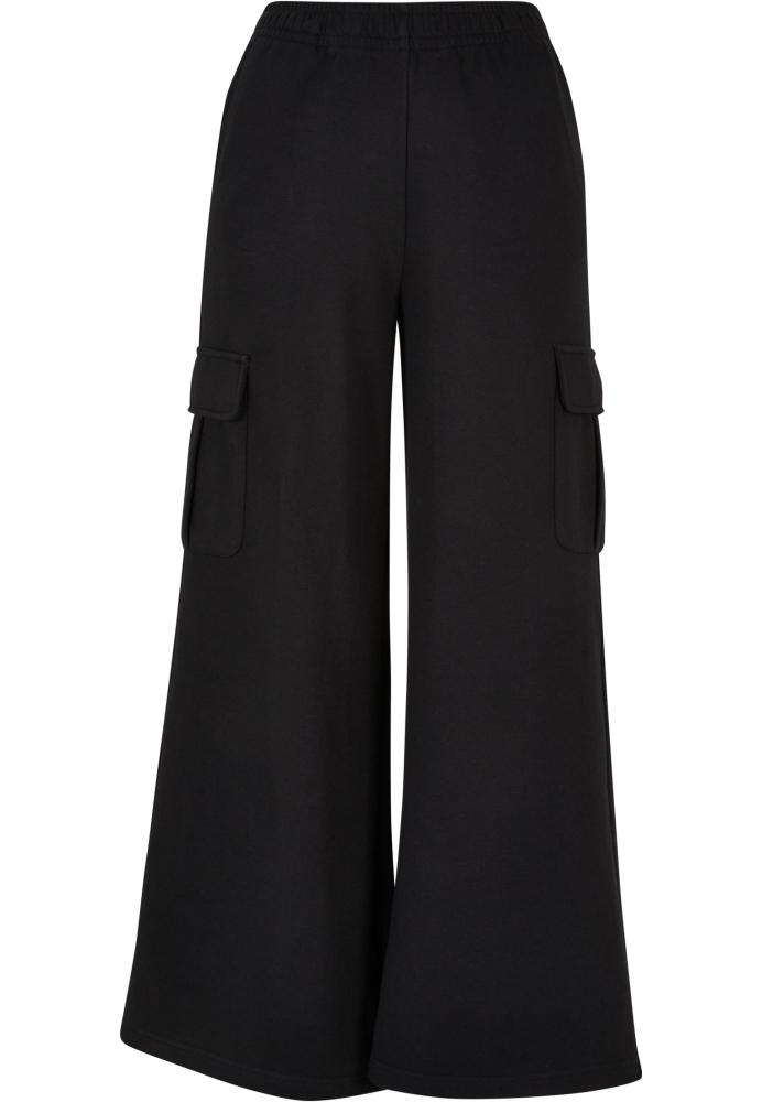 Pantalon Highwaist Wide Leg Cargo Terry dama Urban Classics