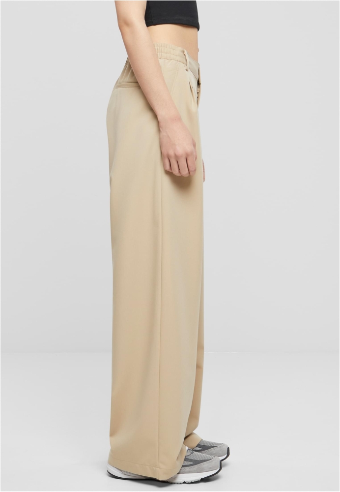 Pantalon Ultra Wide Pleat-Front dama Urban Classics