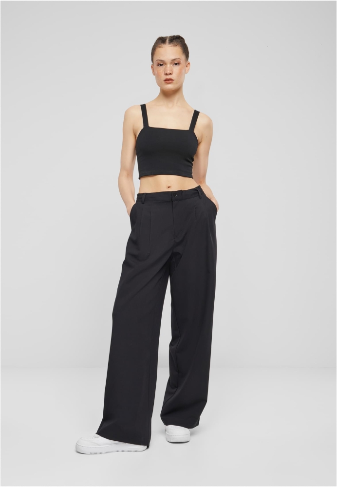 Pantalon Ultra Wide Pleat-Front dama Urban Classics