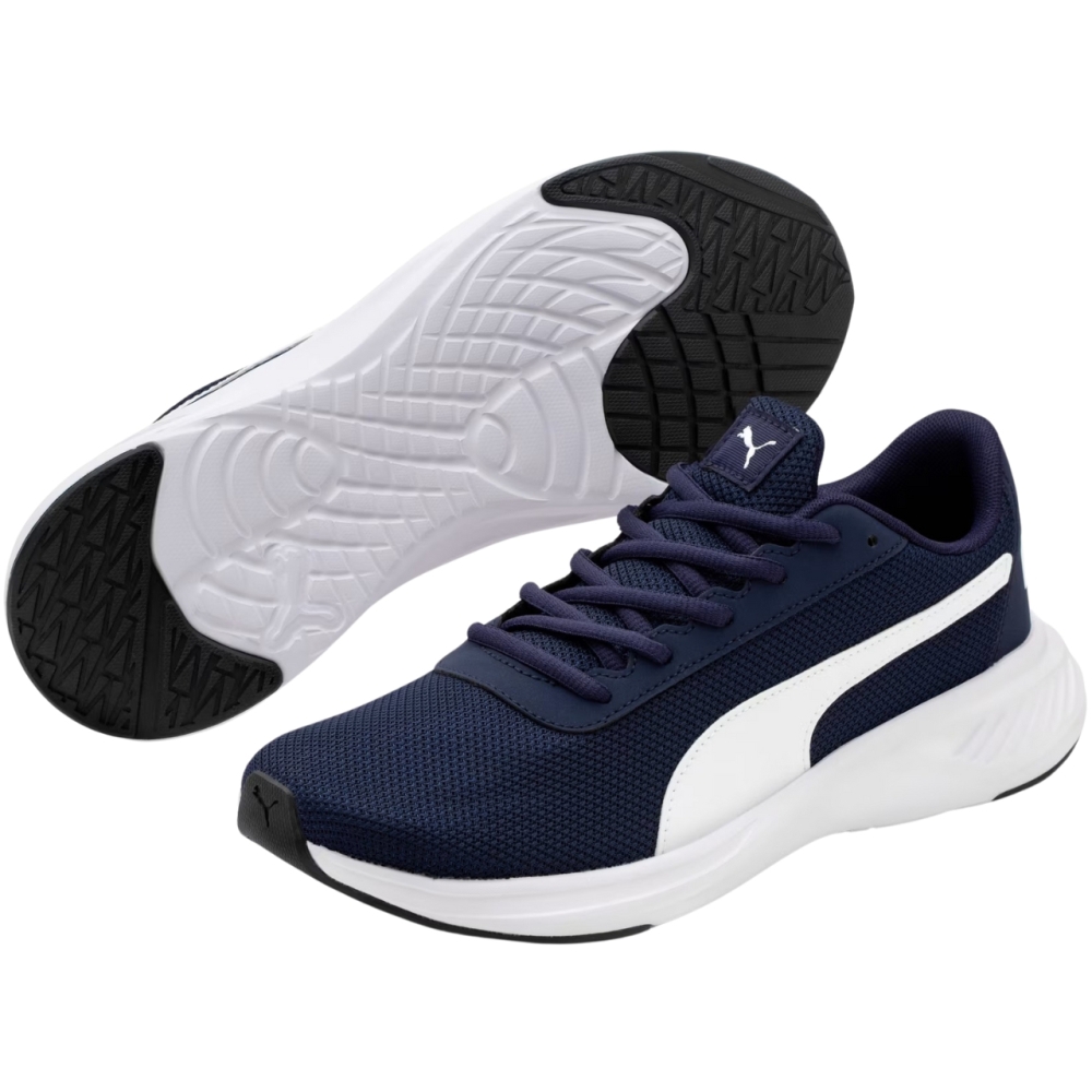 Pantofi alergare b?rba?i Puma Night Runner V2 bleumarin ?i alb 379257 03