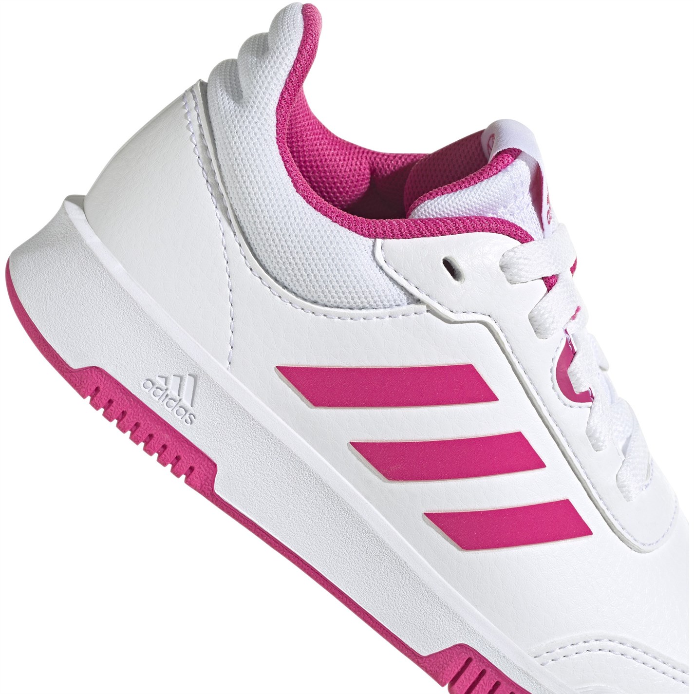 Pantofi cu siret adidas Tensaur Sport antrenament pentru Copii gri alb team real magent