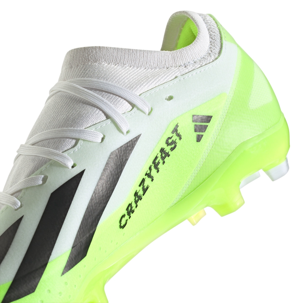 Pantofi de fotbal adidas X Crazyfast.3 FG alb-verde HQ4534