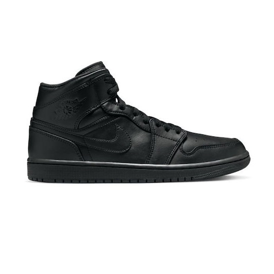 Pantofi nike air jordan mid 1 negru