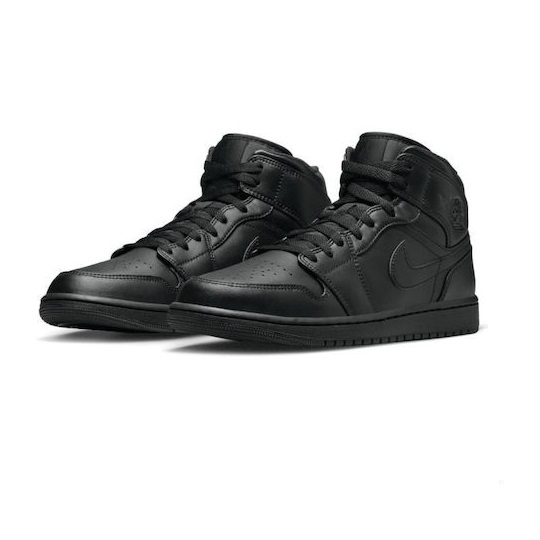 Pantofi nike air jordan mid 1 negru