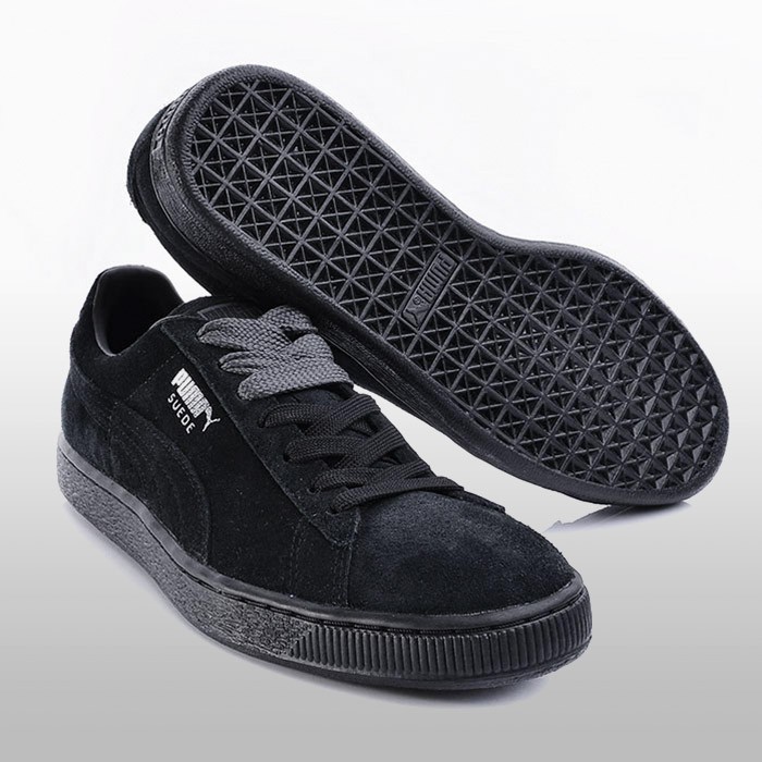 Pantofi sport piele Puma Suede Classic 352634-77 negru Barbati