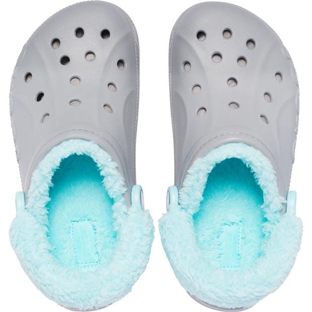 Crocs Baya Lined Fuzz-strap Clog dama