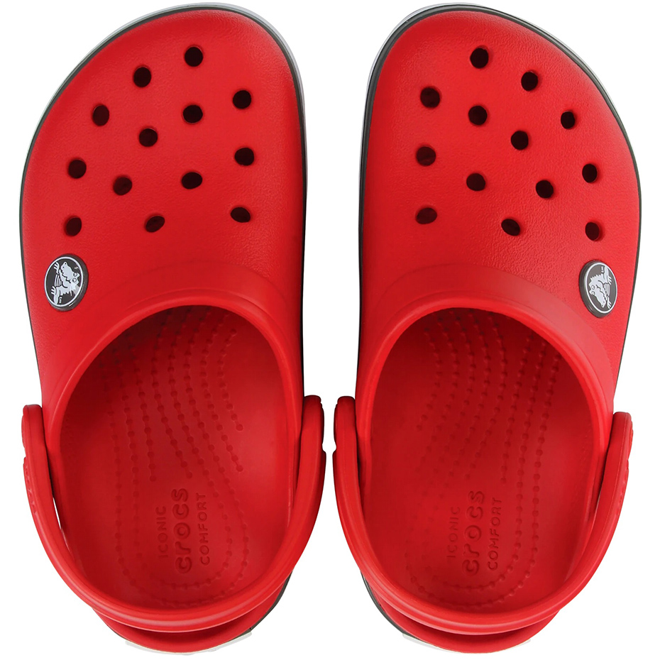 Chodaki dla dzieci Crocs Crocband Clog czerwone 207005 6IB copil bebelus