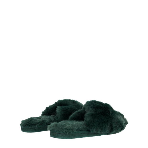 Papuc Casa Linea Faux Fur Crossover