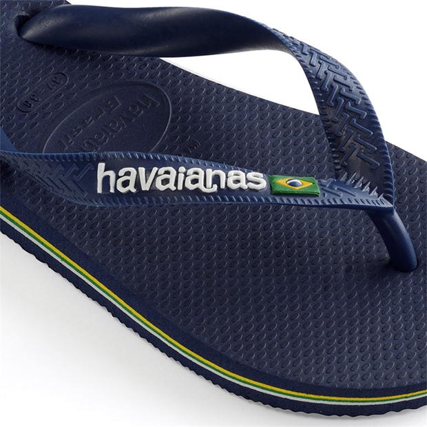 Havaianas Brasil Logo Flip Flops