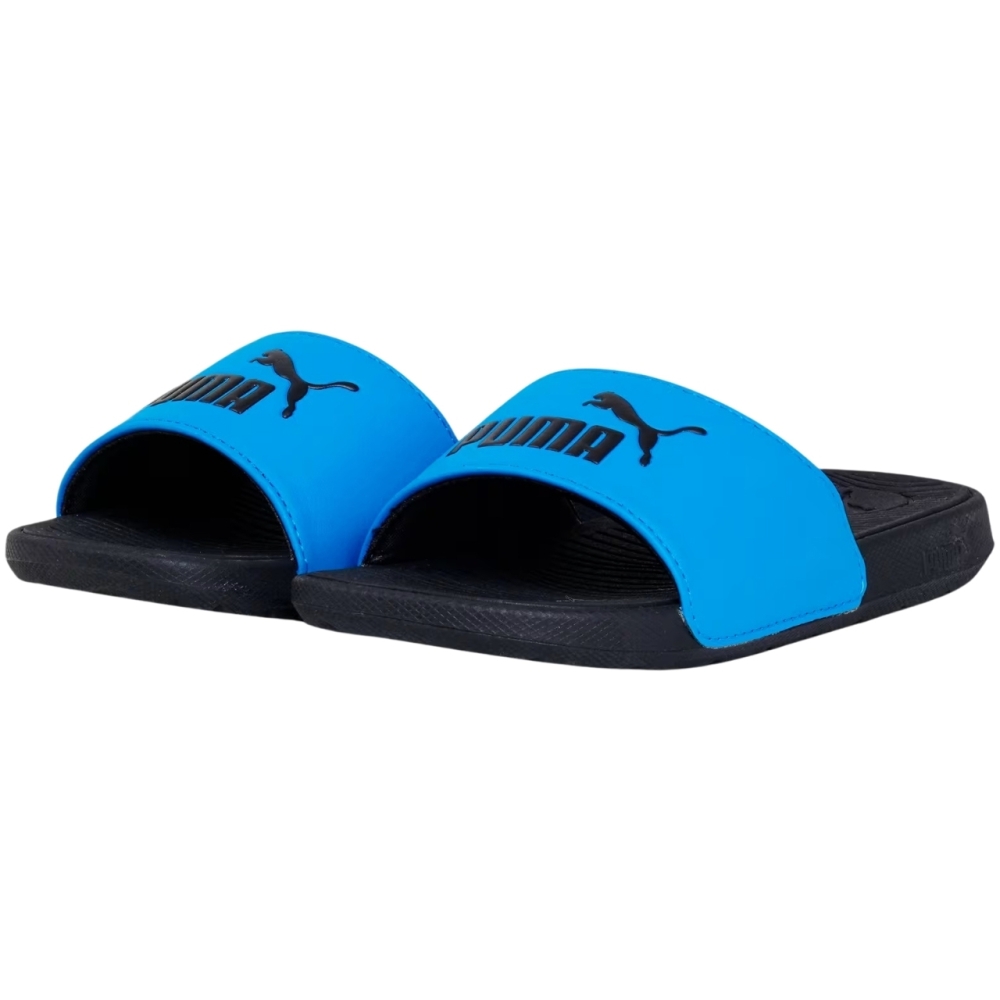 's flip-flops Puma Cool Cat 2.0 Jr black-blue 390881 07 copil