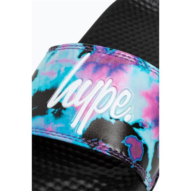 Hype Tie Dye Sliders Jn99