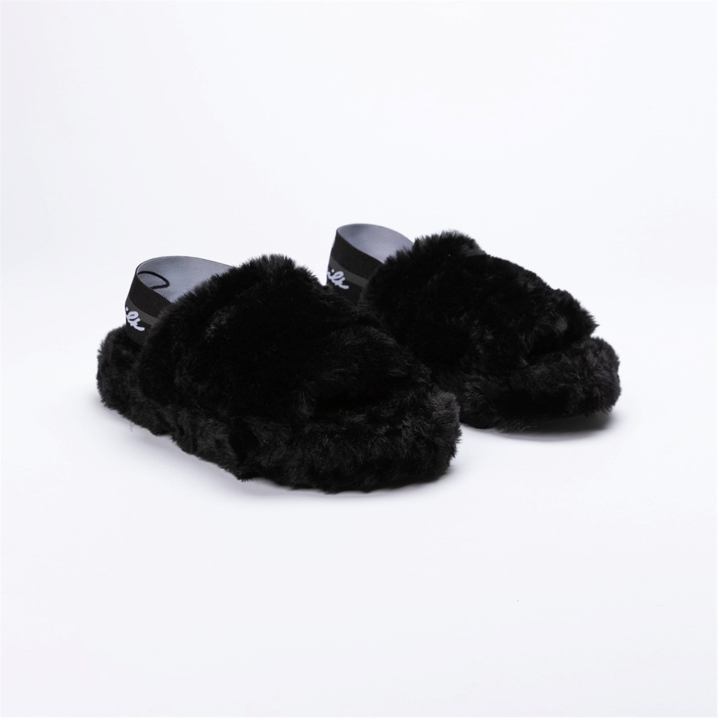 SikSilk Fluffy Sliders dama