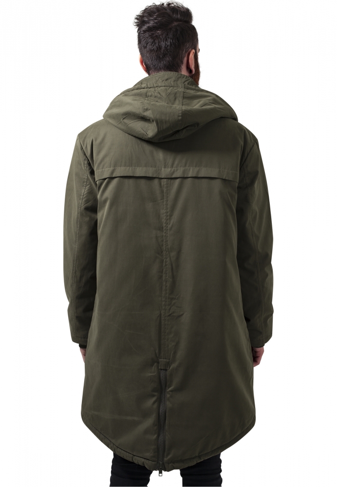 Cotton Peached Canvas Parka Urban Classics