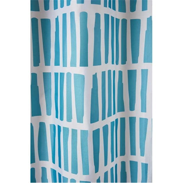 Homelife Silhoutte Stripe Shower Curtain