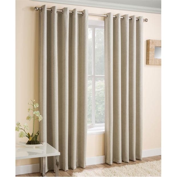 Homelife Vogue Woven Blackout Eyelet Curtains