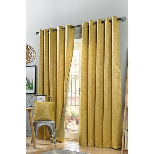 Homelife Vogue Woven Blackout Eyelet Curtains