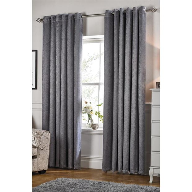 Homelife Vogue Woven Blackout Eyelet Curtains