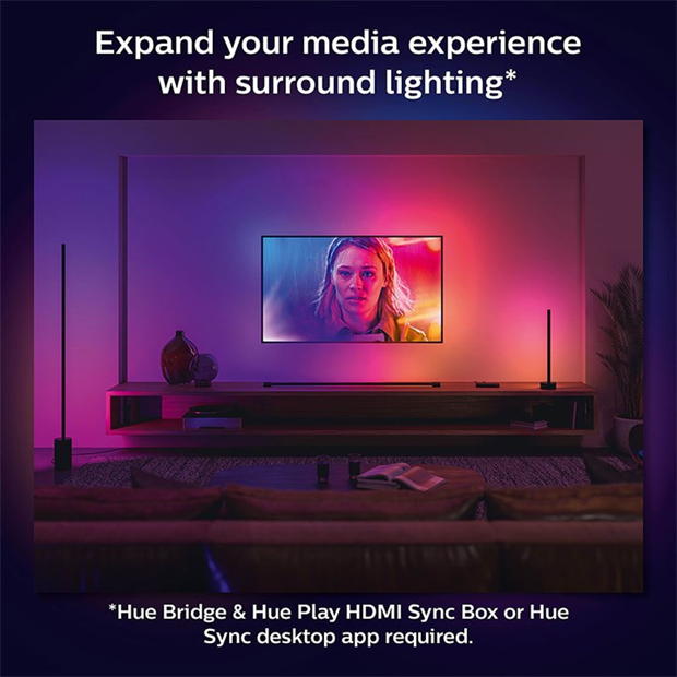 Philips Hue Gradient Signe table black EU/UK