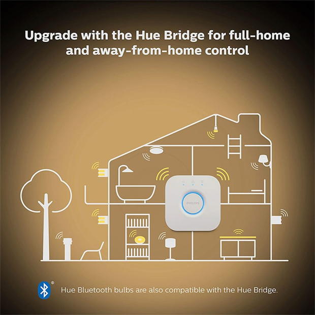 Philips Hue Philips Hue White Ambiance 8W B22 2P