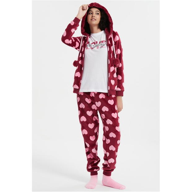 Linea 4 Piece Love Hooded Lounge Set