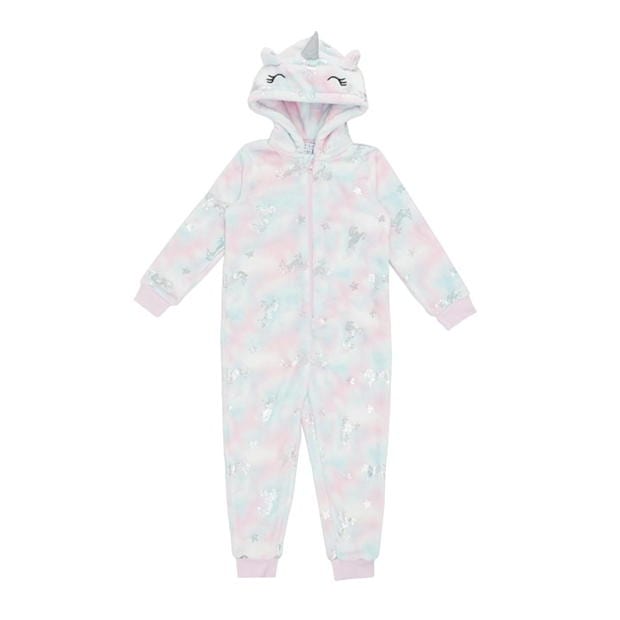 Miso Unicorn Foil Print Onesie fetita