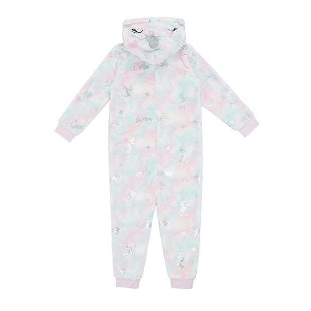 Miso Unicorn Foil Print Onesie fetita