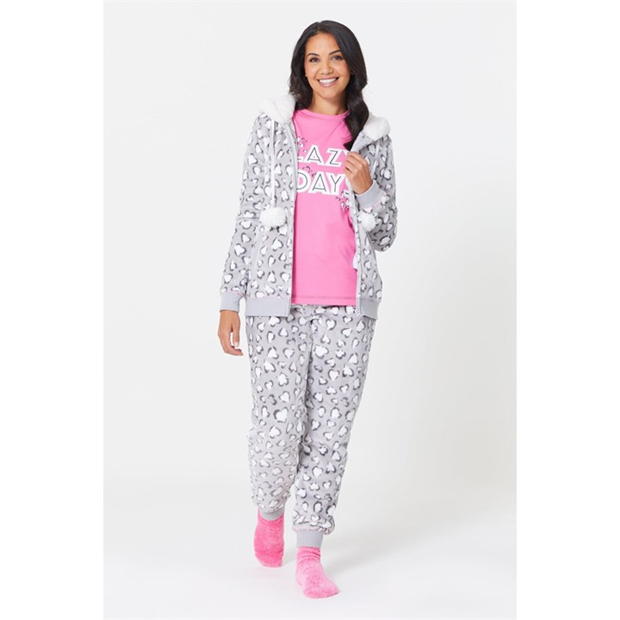 Pijama Be You Slogan 4 Piece Set