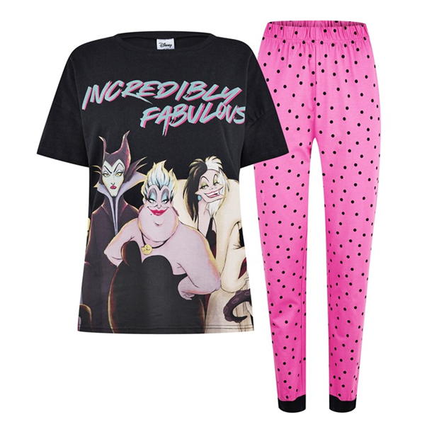 Character Disney Villans Maneca Scurta Pj Set dama