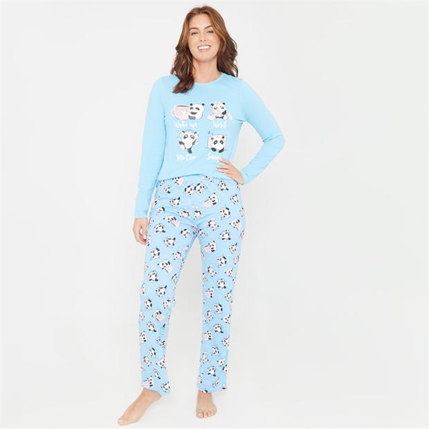 Pijama Linea Panda Cotton Set