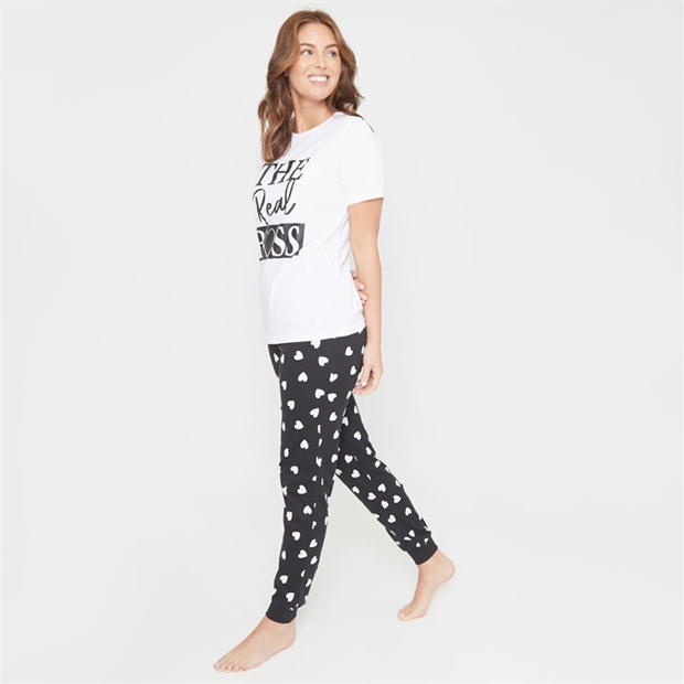 Pijama Linea Real Boss Couples Cotton Set