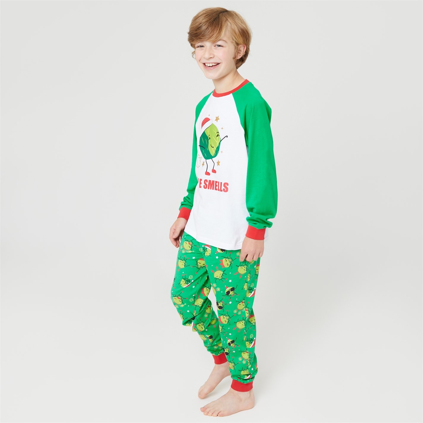 Pijama Linea Unisex Family Christmas Sprout Set copil