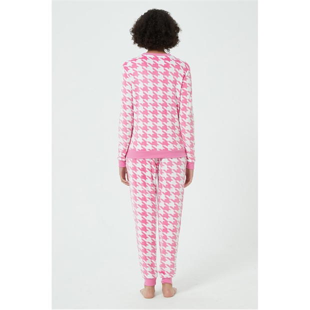 Linea Velour Houndstooth Twosie