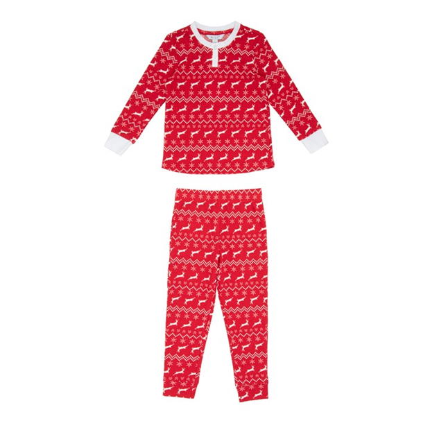 Pijama Miso Fairisle Waffle Set fetita