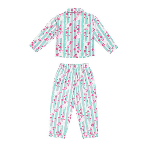 Pijama Miso Unicorn Satin Set fetita