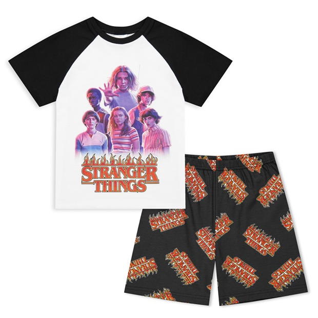 Character Stranger Things Maneca Scurta Pj Set