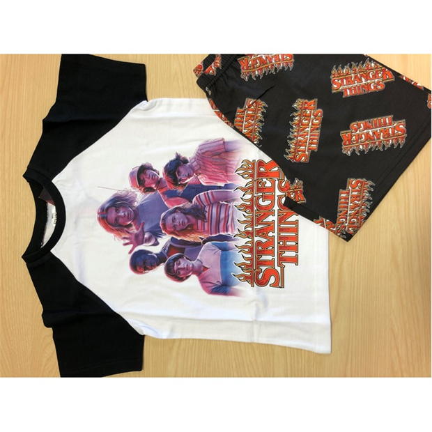 Character Stranger Things Maneca Scurta Pj Set