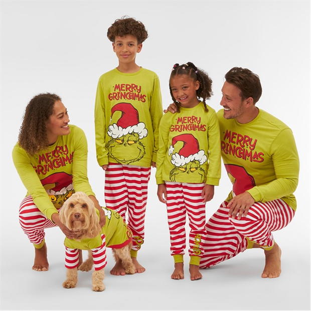 Pijama Character Unisex Family Christmas Grinch Family Set copil