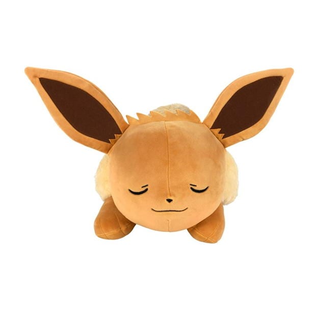 Pokemon Eevee Sleeping Plush - 18 Inch Premium Plush in Sleeping Pose