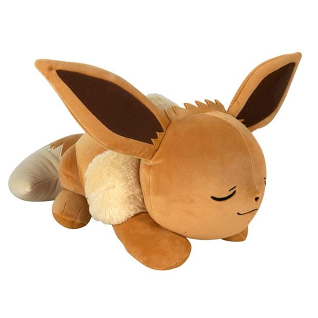 Pokemon Eevee Sleeping Plush - 18 Inch Premium Plush in Sleeping Pose